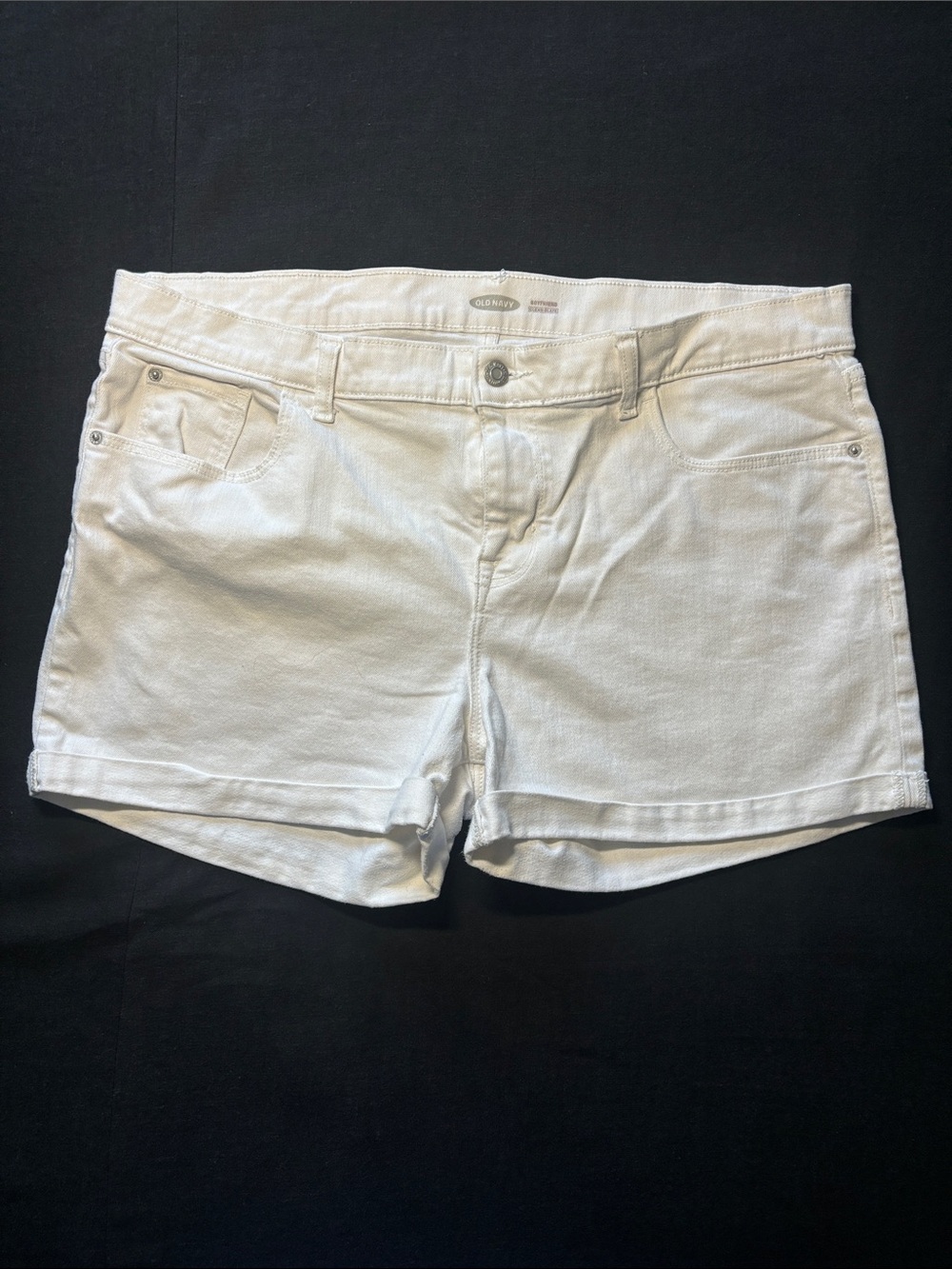 Old Navy White Denim Classic Fit Women’s Shorts